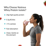 Nutrova Whey Protein Isolate (Strawberry)