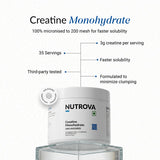 Nutrova Creatine Monohydrate (Unflavoured)