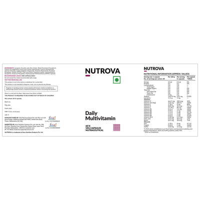 Nutrova Daily Multivitamin