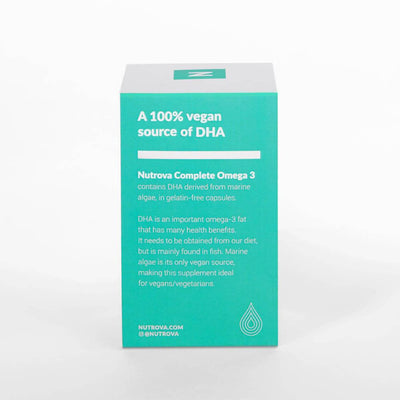 Nutrova Complete Omega 3: DHA from marine algae